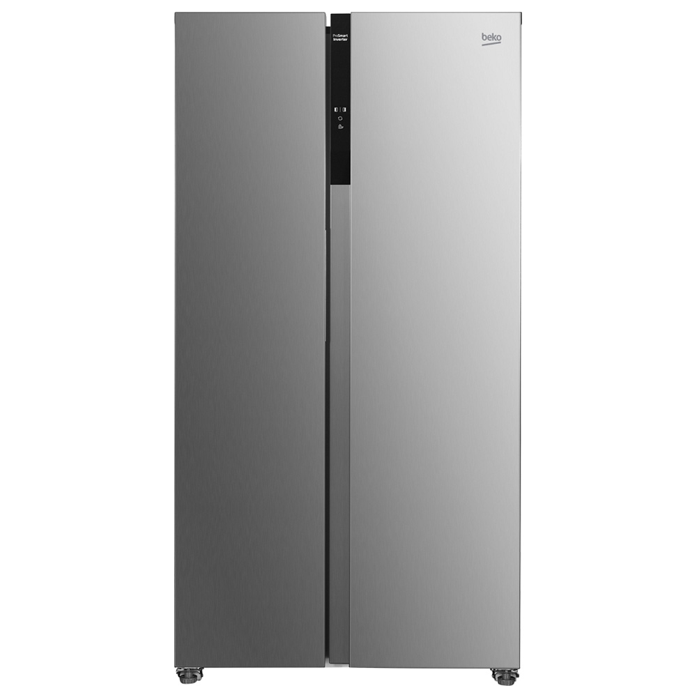 Frigider Side-by-Side Beko GNO5322XPN / 532 l / 177 cm / E / Gri photo 1 Frigider Side-by-Side Beko GNO5322XPN / 532 l / 177 cm / E / Gri photo 1