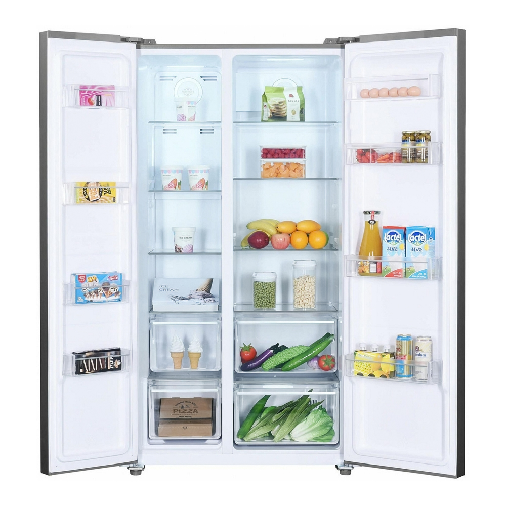 Frigider Side-by-Side Beko GNO5323XPN / 532 l / 177 cm / D / Gri photo 2