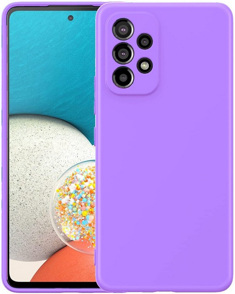Чехол Для смартфона Screen Geeks Soft Touch p/u Samsung A53 Фиолетовый photo 1 Чехол Для смартфона Screen Geeks Soft Touch p/u Samsung A53 Фиолетовый photo 1