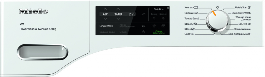Masina de spalat Miele WWI860WPS 9 kg / 1600 rot/min / A+++ / Alb photo 2