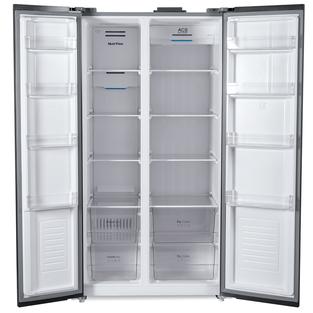 Frigider Side-by-Side Eurolux SBS545WPX / 545 l / 181 cm / A++ / Gri photo 2