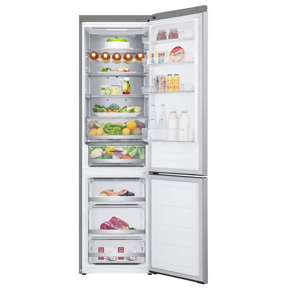 Холодильник двухдверный LG GBV7270DPY / 387 л / 203 см / D / Серый photo 2