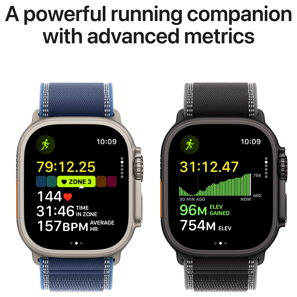 Ceas inteligent Apple Watch Ultra 3 GPS + Cellular 49mm Black Titanium Case with Black Alpine Loop - Medium photo 4
