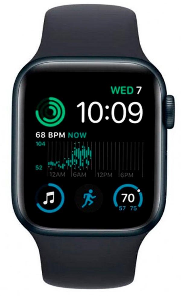 Smart watch Apple Watch SE (2023) 44mm Midnight Aluminium 1.78 photo 2