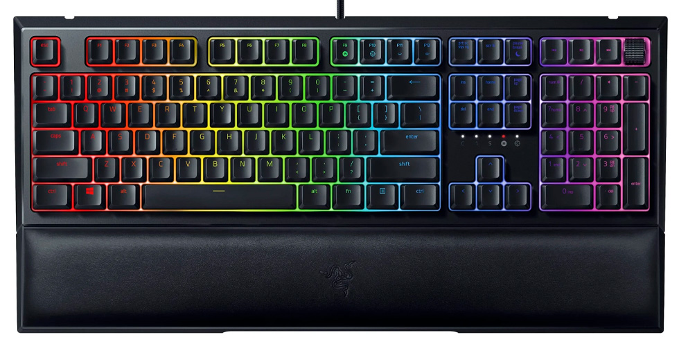 Клавиатура проводная Razer Ornata V2, RZ0303380700R3R1 / Мембранная photo 1 Клавиатура проводная Razer Ornata V2, RZ0303380700R3R1 / Мембранная photo 1