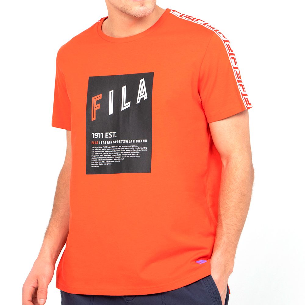 Футболка мужская Fila Men T-shirt XL Красный photo 2