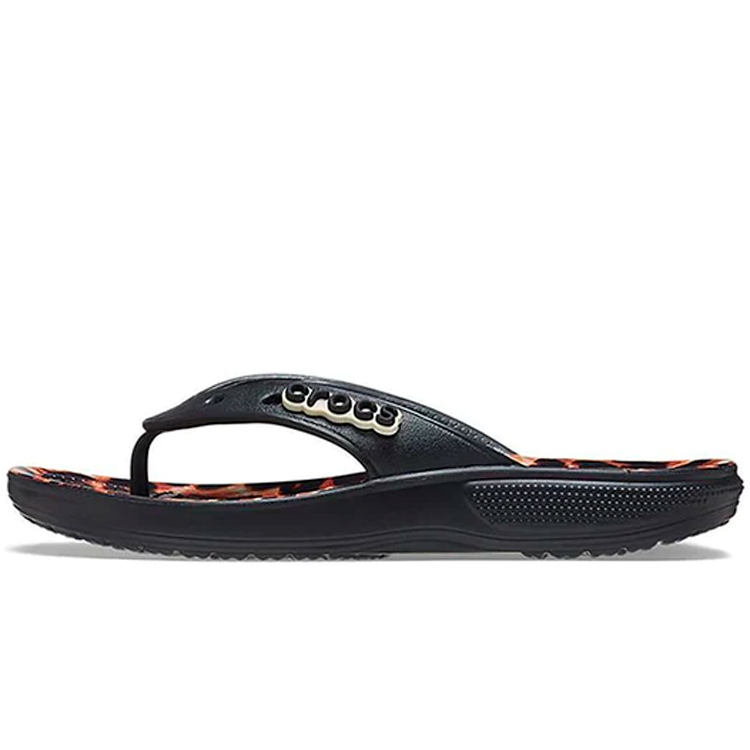 Slapi Crocs Classic Animal Remix Flip pt Unisex / 36-37 / Negru photo 1 Slapi Crocs Classic Animal Remix Flip pt Unisex / 36-37 / Negru photo 1
