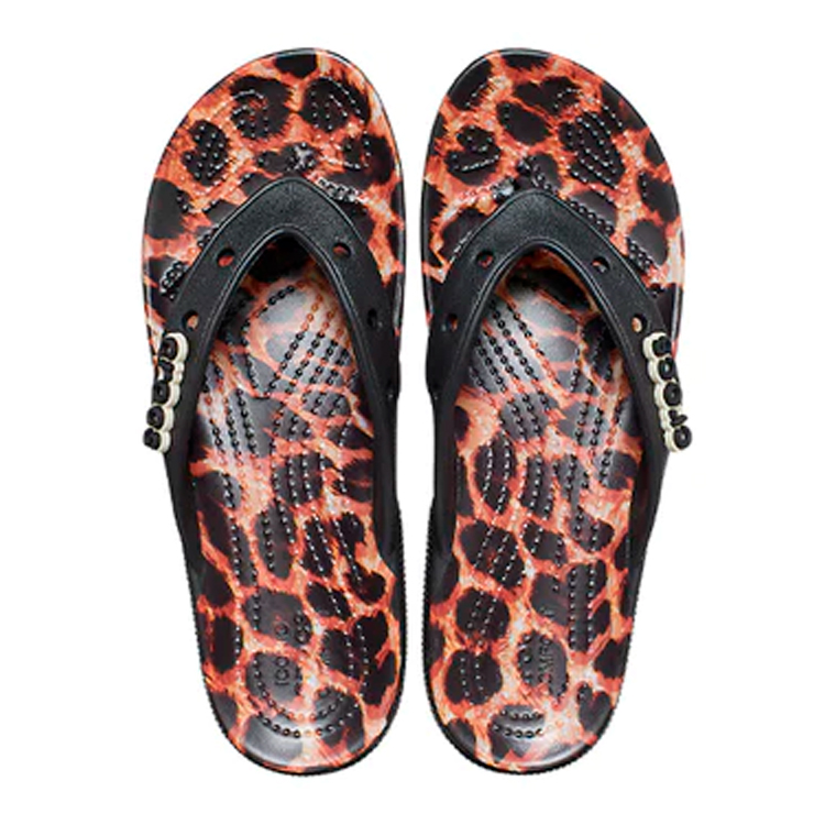 Slapi Crocs Classic Animal Remix Flip pt Unisex / 36-37 / Negru photo 2