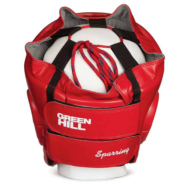 Casca p/u box Green Hill Head Guard Sparring HGS-9409, Red	 photo 2