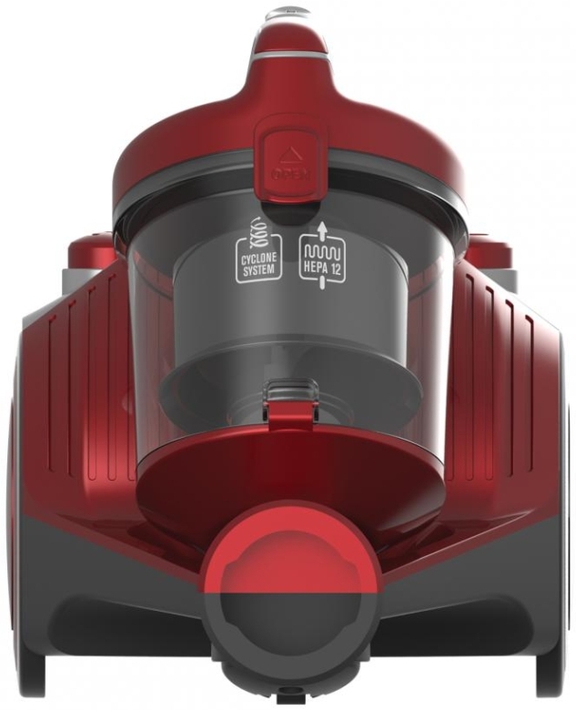 Aspirator cu container Heinner HVCMC700RD / 700W / Rosu photo 2