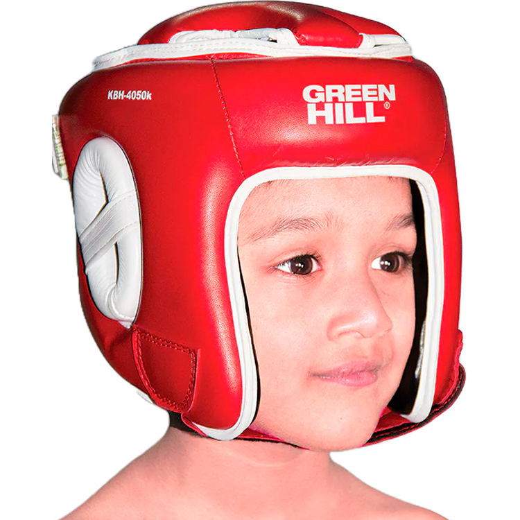 Casca p/u Kickboxing Green Hill KID KBH-4050K, Rosu	 photo 2