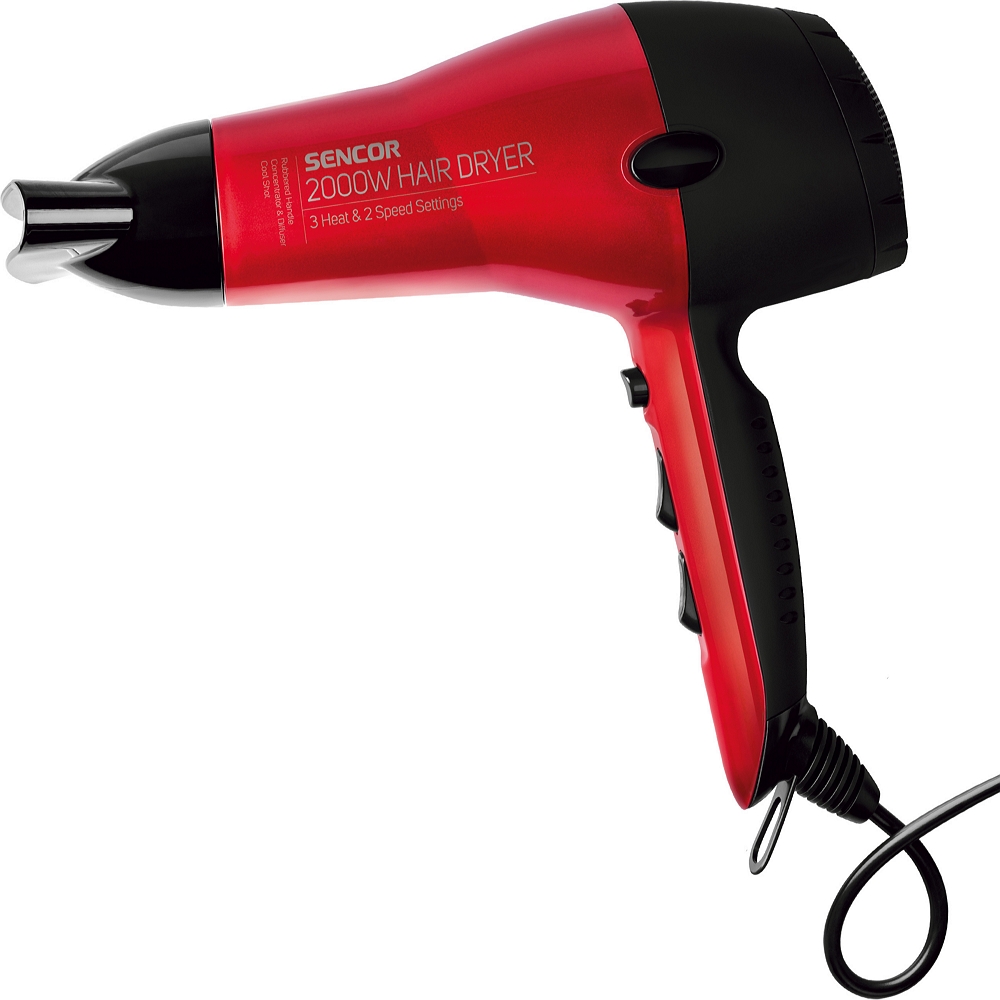 Uscator de par Sencor SHD6701RD 2000W Red photo 1 Uscator de par Sencor SHD6701RD 2000W Red photo 1