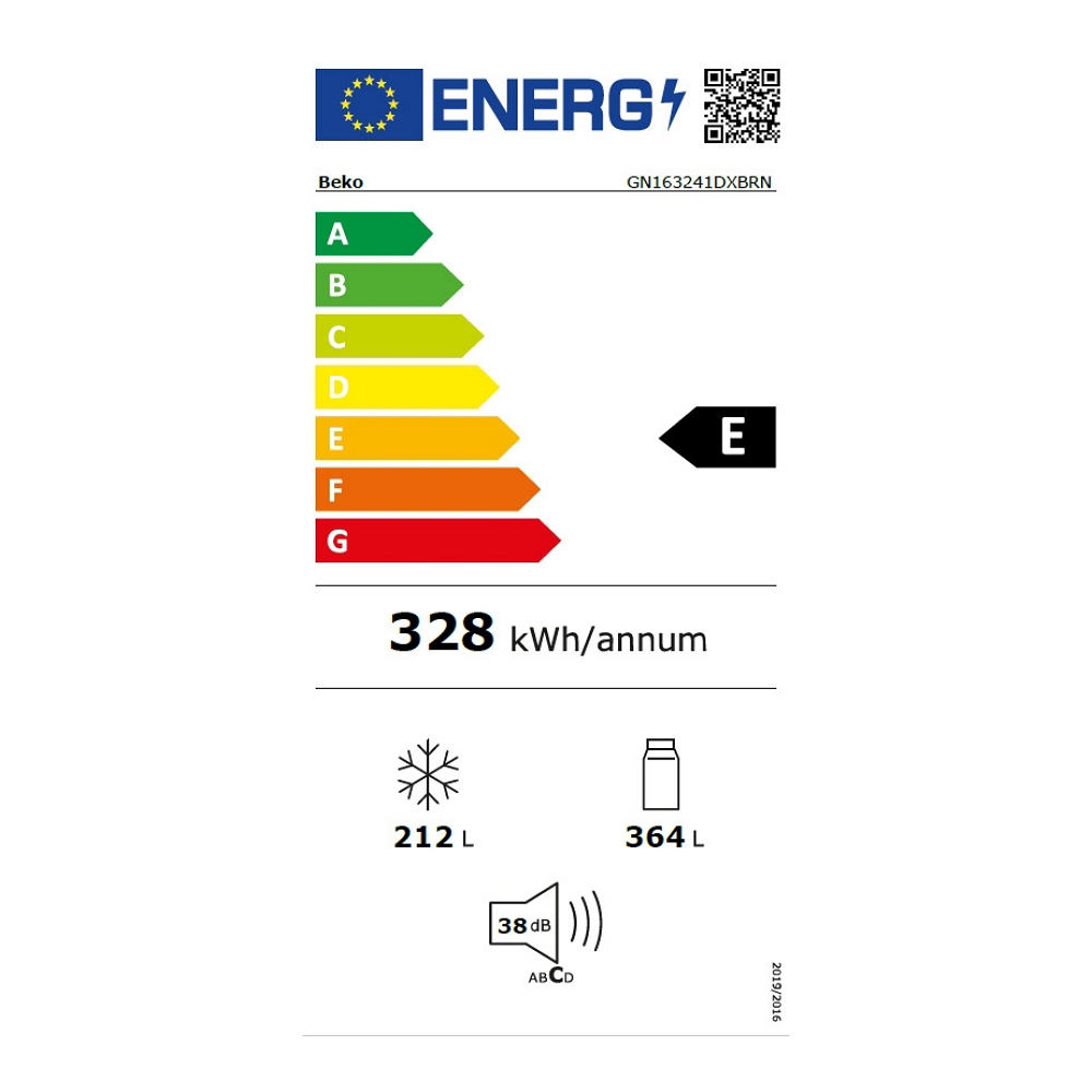 Frigider Side-by-Side Beko GN163241DXBRN / 576 l / 179 cm / E / Negru photo 4