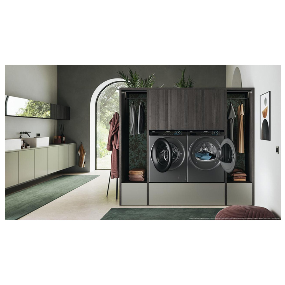 Masina de uscat rufe Haier HD90-A3939R-S / 9 kg / A+++ / Alb photo 6