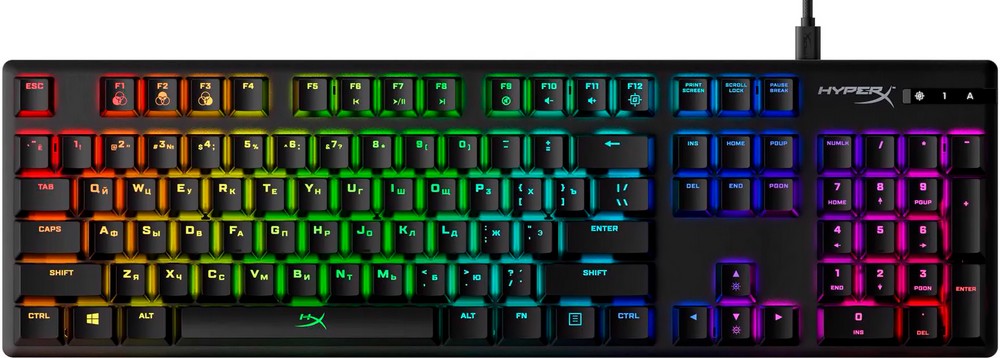 Клавиатура проводная  HyperX Alloy Origins HX-KB6BLX-RU / Механическая photo 1