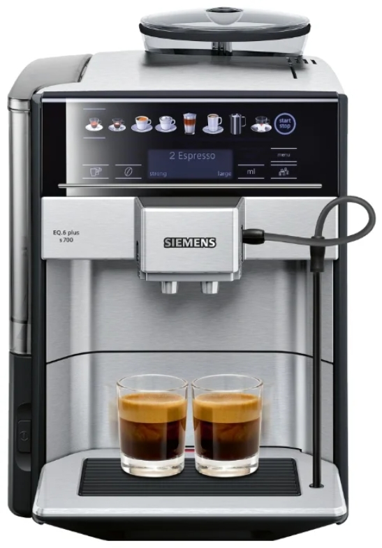 Aparat de cafea Espresso Siemens TE657313RW / 19 bar / Espresso photo 1 Aparat de cafea Espresso Siemens TE657313RW / 19 bar / Espresso photo 1