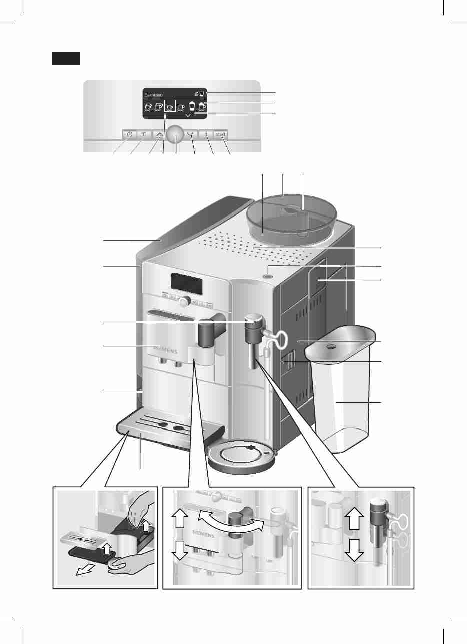 Aparat de cafea Espresso Siemens TK 73201RW / 19 bar / Espresso photo 2