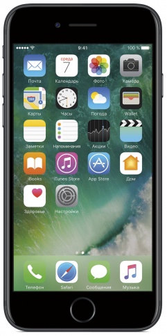 Смартфон Apple iPhone 7 / '' / 2 ГБ / 32 ГБ / Черный photo 2