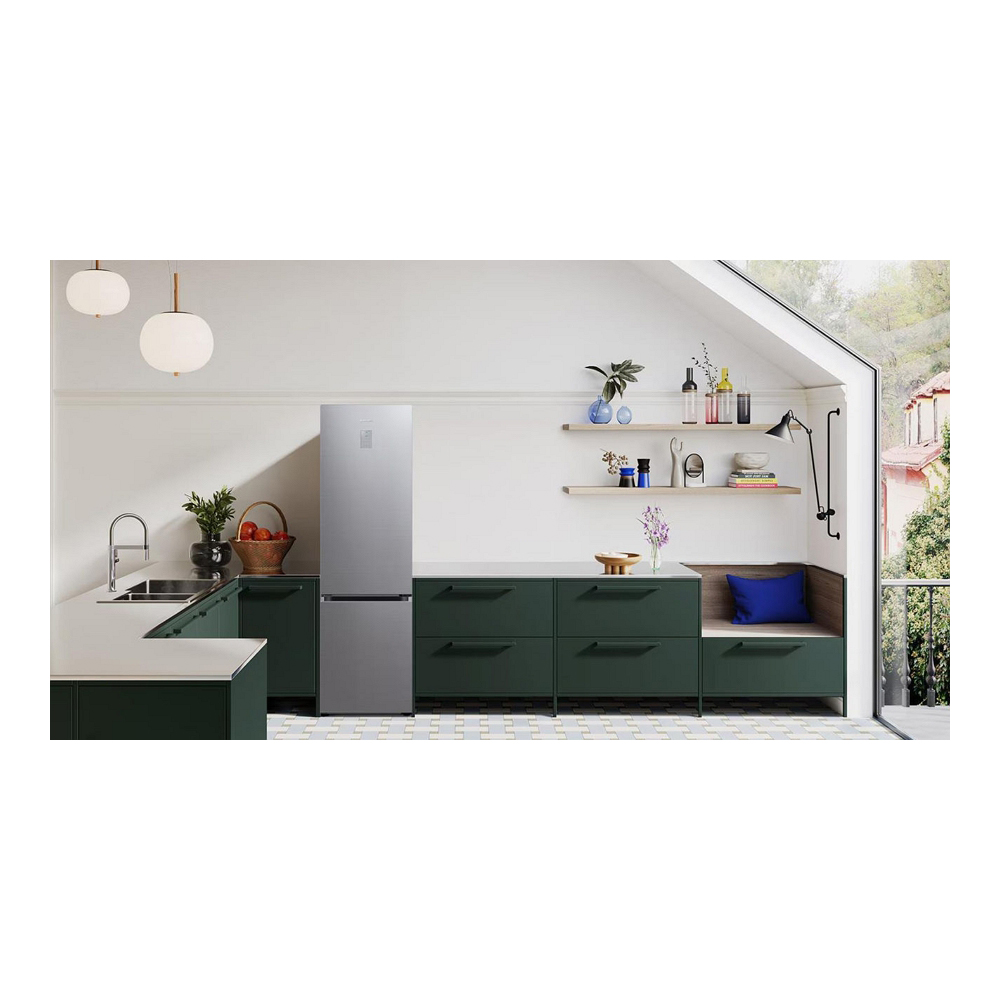 Холодильник двухдверный Samsung RB38C774DSA/EF / 390 л / 203 см / D / Нержавеющая сталь photo 8