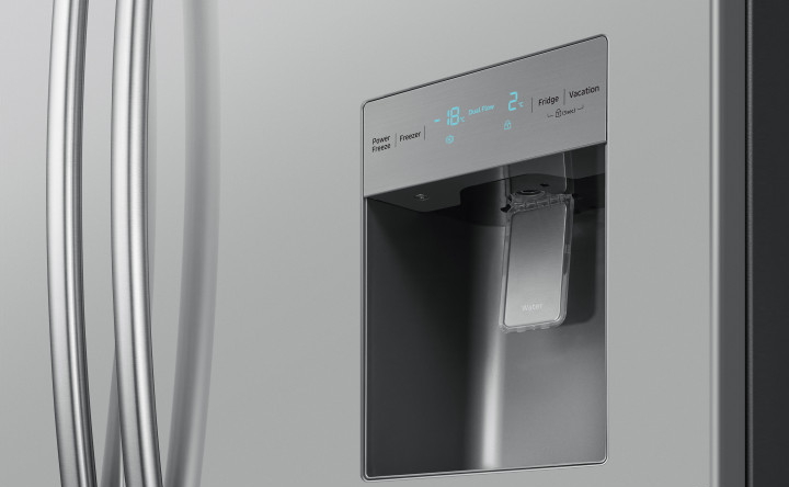 Frigider Side-by-Side Samsung RS52N3203SA / 520 l / 178.9 cm / A+ / Gri photo 3
