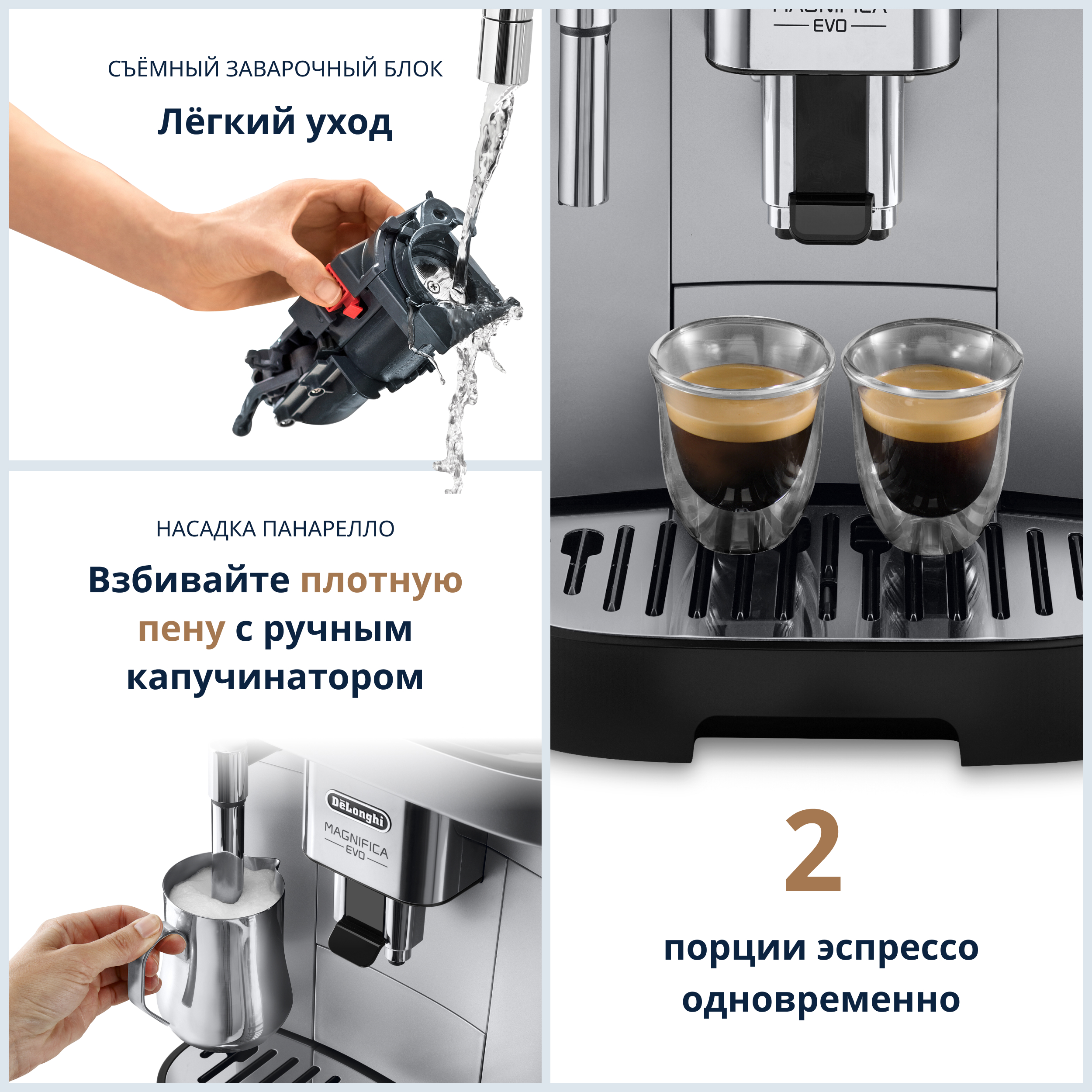 Aparat de cafea Espresso Delonghi ECAM290.31.SB / 15 bar / Espresso photo 7