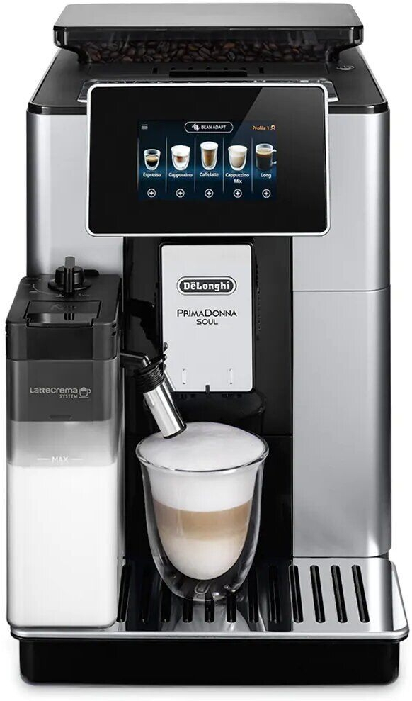 Aparat de cafea Espresso Delonghi ECAM610.55.SB / 19 bar / Espresso photo 2