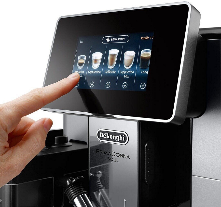 Aparat de cafea Espresso Delonghi ECAM610.55.SB / 19 bar / Espresso photo 4