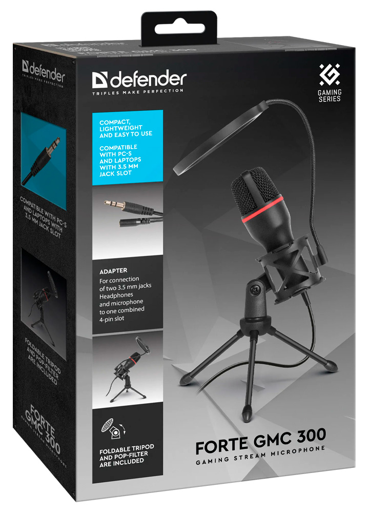 Microfon PC Defender Forte GMC 300 USB photo 3