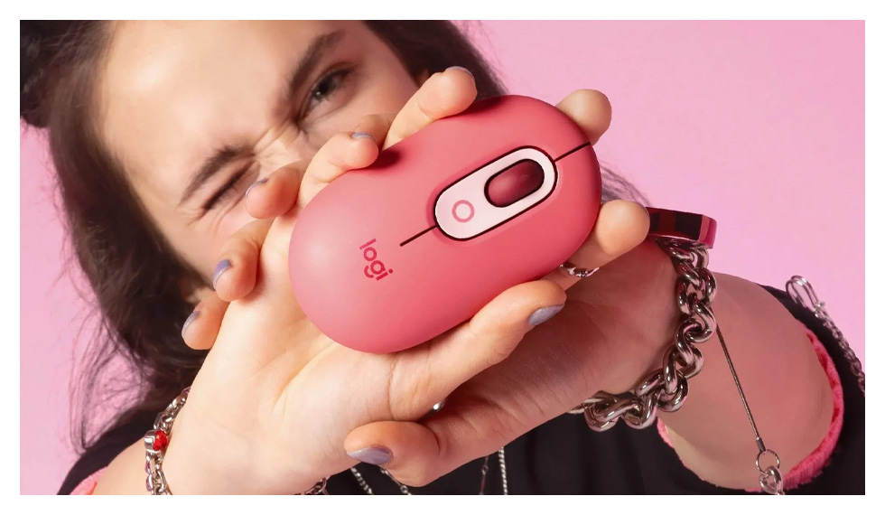 Mouse fara fir Logitech POP Rose (910-006548) Roz / Optic / Roz photo 4