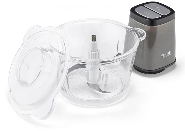 Maruntitor First FA51132SI, 1700 ml, 500  W, 2 trepte viteza, Gri photo 2