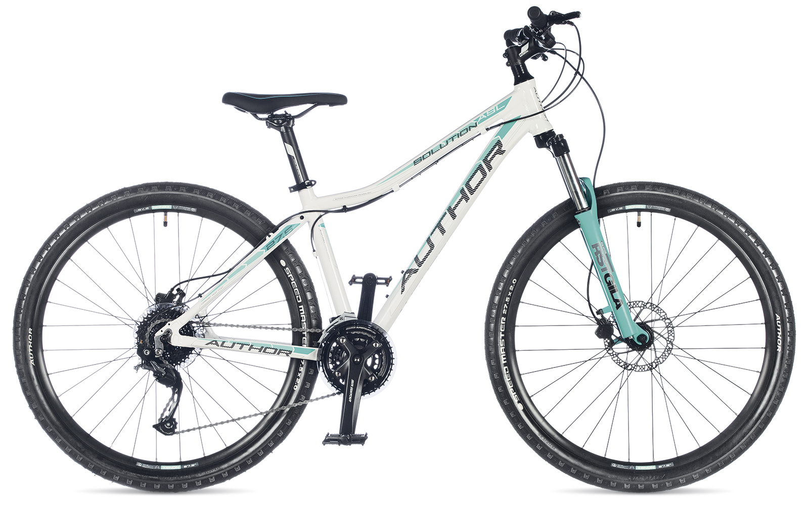 Bicicleta de munte AUTHOR Solution ASL Alb 18 photo 1 Bicicleta de munte AUTHOR Solution ASL Alb 18 photo 1