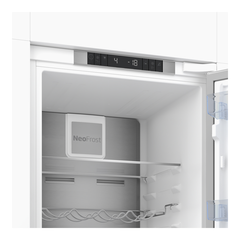 Frigider cu doua usi Beko BCNA306E4SN / 306 l / 193.5 cm / E / Alb photo 2