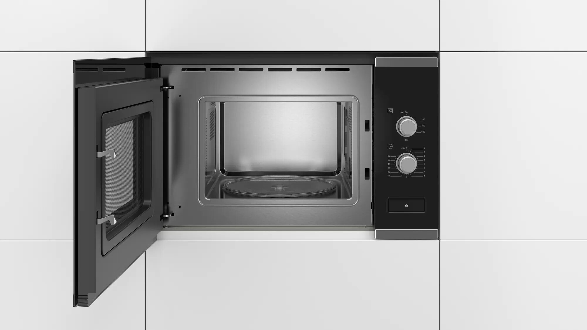 Cuptor cu microunde Bosch BFL520MSO 800 W / 20 l / Negru photo 2