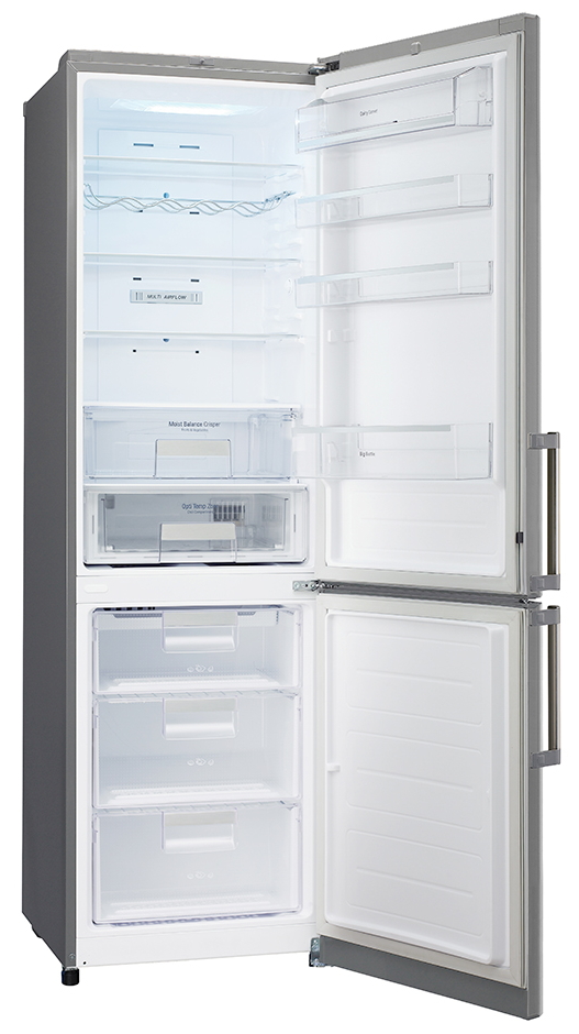 Frigider cu doua usi LG GAB489ZVSP / 335 l / 200 cm / A++ / Gri photo 4