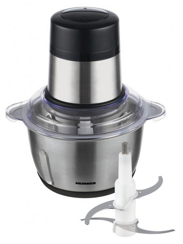 Maruntitor Heinner HMCD300SS, 2000 ml, 300 W, 2 trepte viteza, Argintiu photo 2