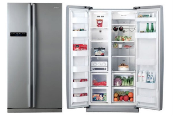Frigider Side-by-Side Samsung RS-20CRSV / 510 l / 173 cm / A / Gri photo 1 Frigider Side-by-Side Samsung RS-20CRSV / 510 l / 173 cm / A / Gri photo 1