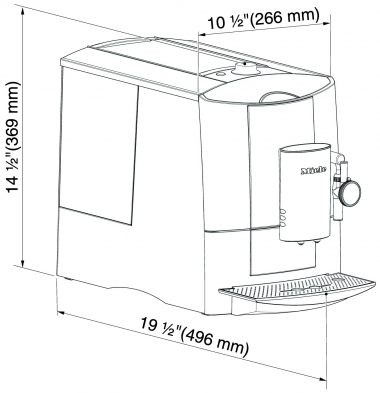 Aparat de cafea Espresso Miele CM6110OBSW / 15 bar / Espresso photo 3