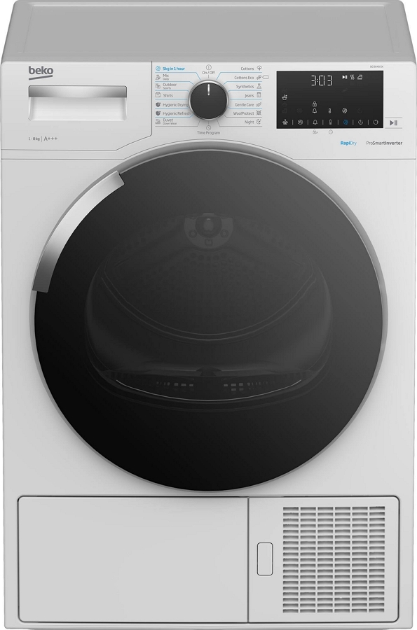 Masina de uscat rufe Beko DG8540SX / 8 kg / A+++ / Alb photo 1 Masina de uscat rufe Beko DG8540SX / 8 kg / A+++ / Alb photo 1