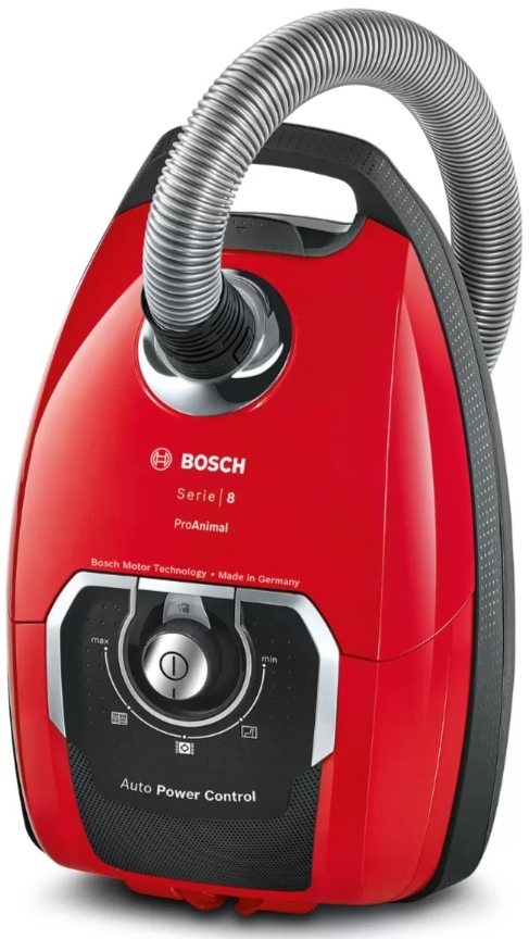 Aspirator cu sac Bosch BGB8PET1 / 650W / Red photo 1