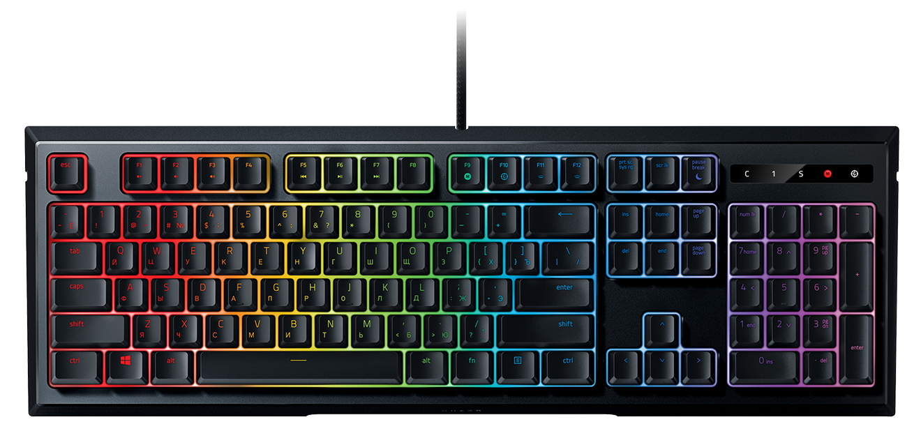 Клавиатура проводная Razer Ornata Chroma / Полумеханическая/гибрид photo 2