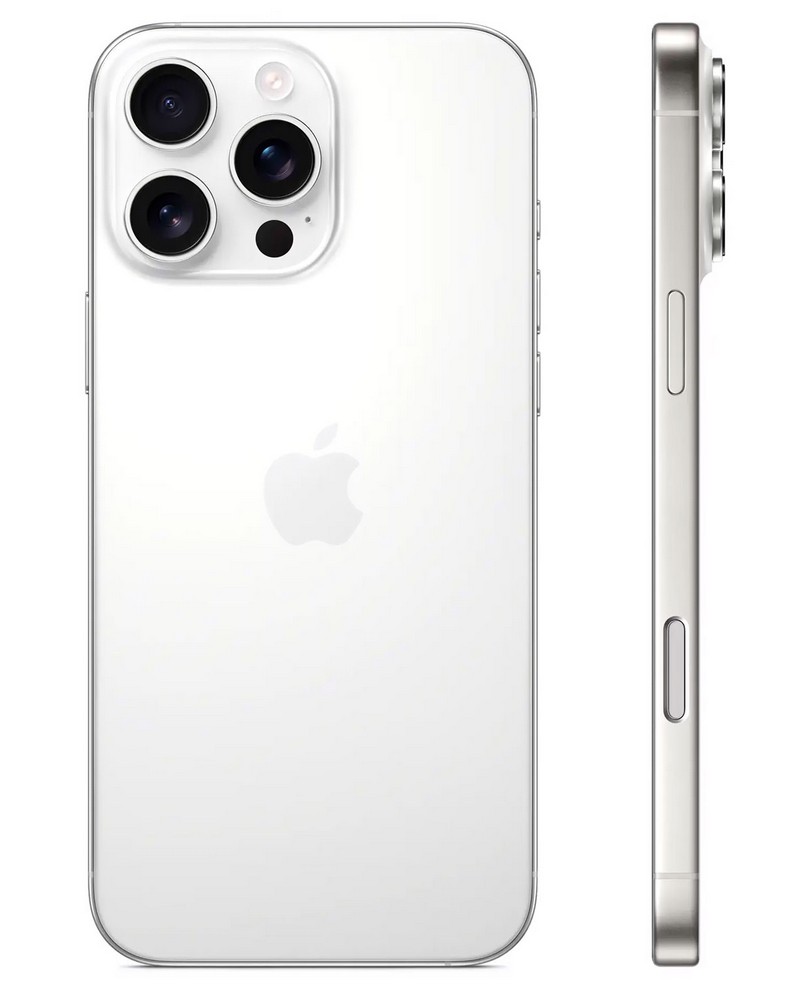 Смартфон Apple iPhone 16 Pro Max / 6.9'' / 8 ГБ / 256 ГБ / White Titanium photo 3