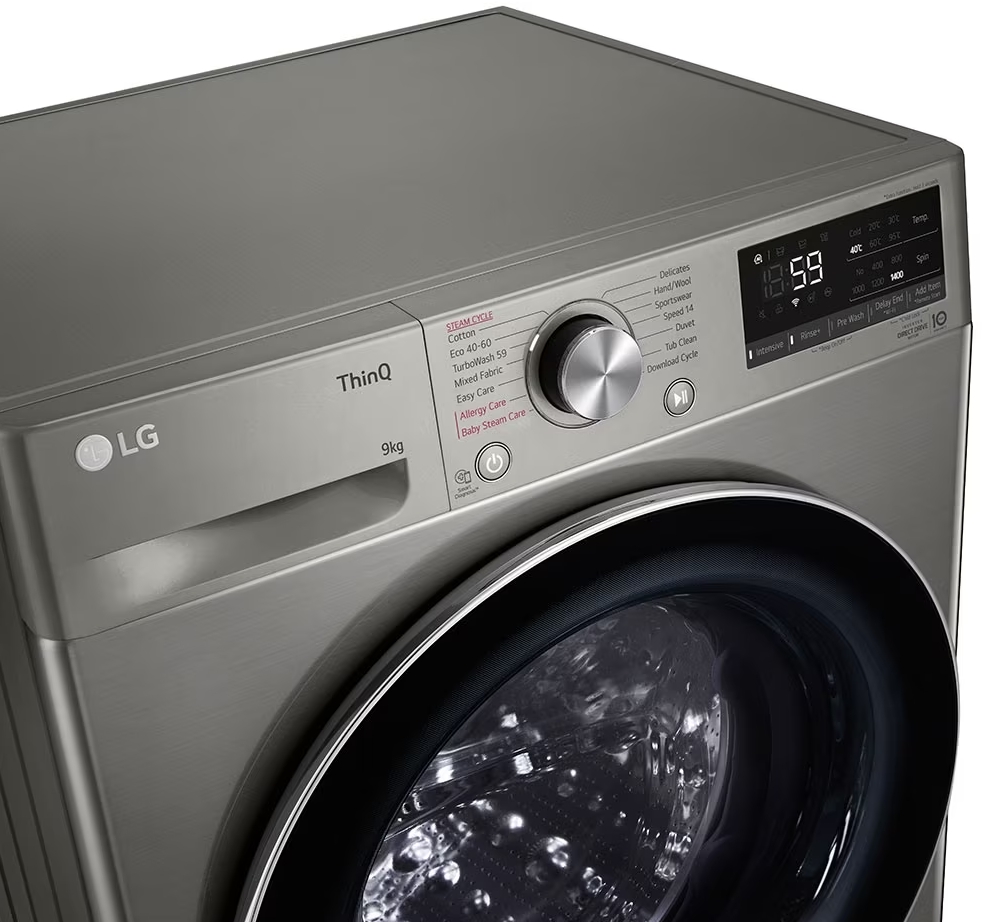 Стиральная машина LG F4WV509S2TE 9 кг / 1400 об/мин / B / Нержавеющая сталь photo 6