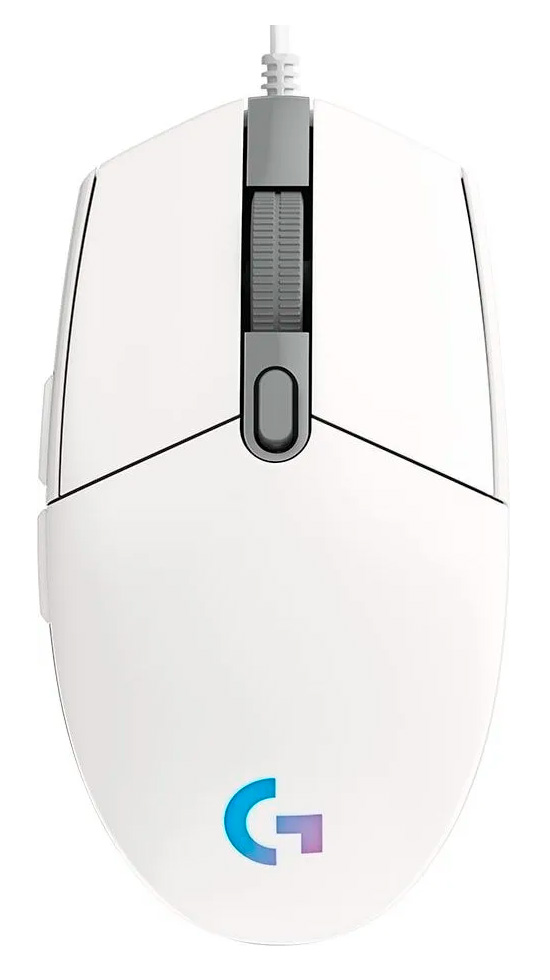 Проводная мышь Logitech G102 Lightsync White Белый / Оптическая / Белый photo 1