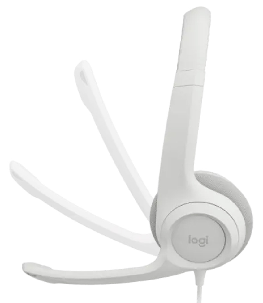 Căști Logitech H 390 Alb Cu fir / Home and Office / Alb photo 3