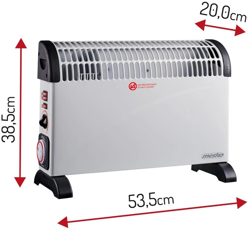 Convector Mesko MS7741White photo 6