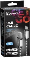 Кабель USB-A - Micro USB Defender USB0803TWHITE thumbnav 3