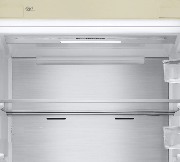 Frigider cu doua usi LG GAB509CETL / 384 l / 203 cm / A+ / Bej photo 4