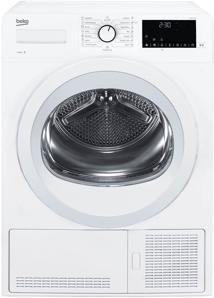 Masina de uscat rufe Beko DS8139TX / 8 kg / B / Alb photo 1
