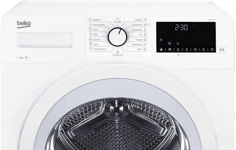 Masina de uscat rufe Beko DS8139TX / 8 kg / B / Alb photo 3