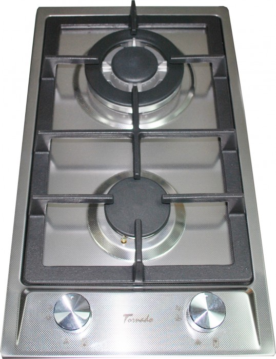 Встраиваемая  газовая панель Tornado XFS 3021 TX Turbo Iron Inox photo 